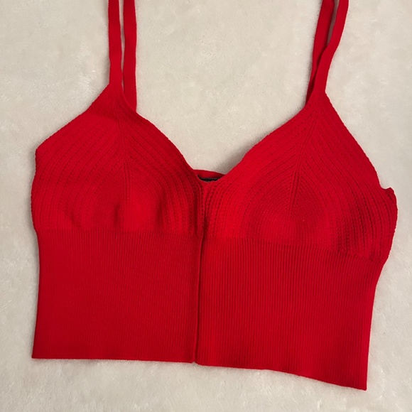 ZARA red bralette (NWOT) - Picture 2 of 5